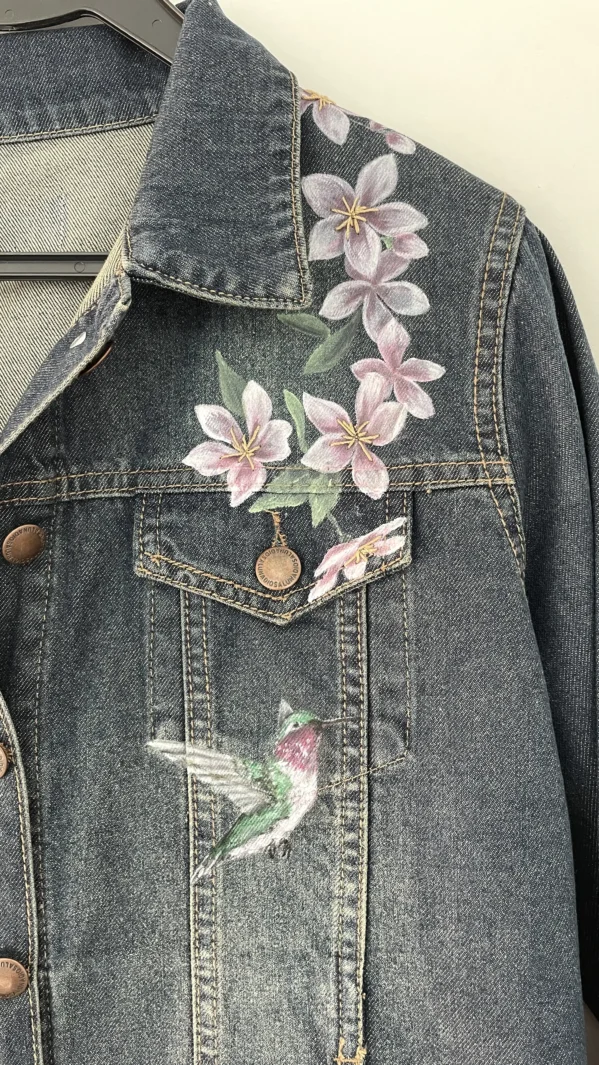 Campera CEREZOS Y COLIBRÍES - Image 2