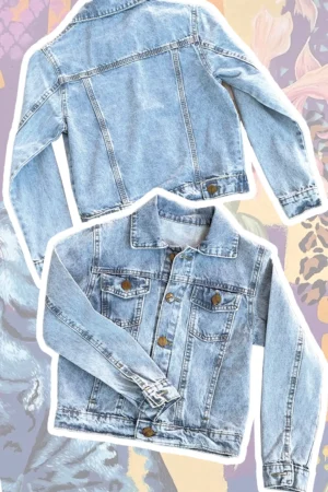 *NIÑ@S* Campera de jean celeste