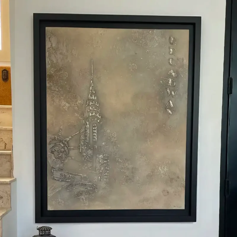 Cuadros abstractos personalizados Nueva York - Bel Davalos