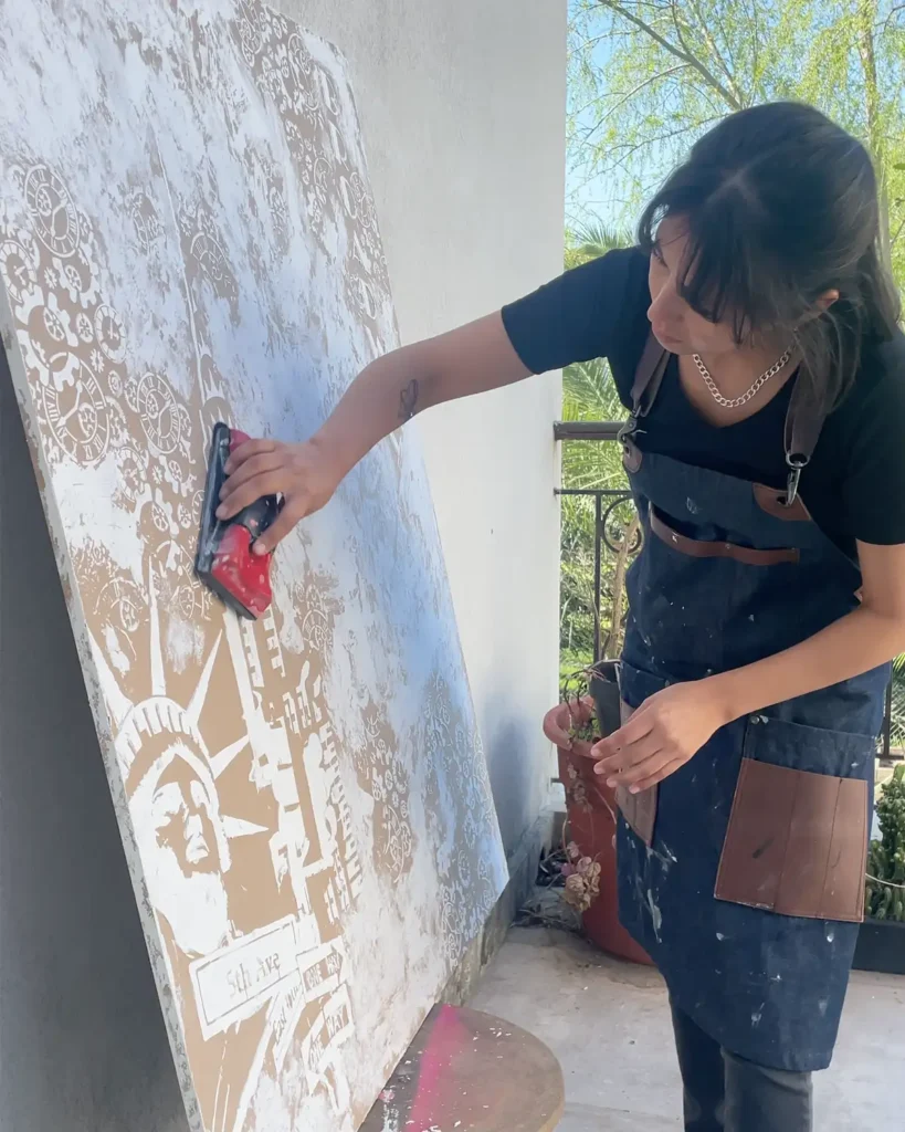 Cuadros abstractos personalizados Nueva York - Bel Davalos