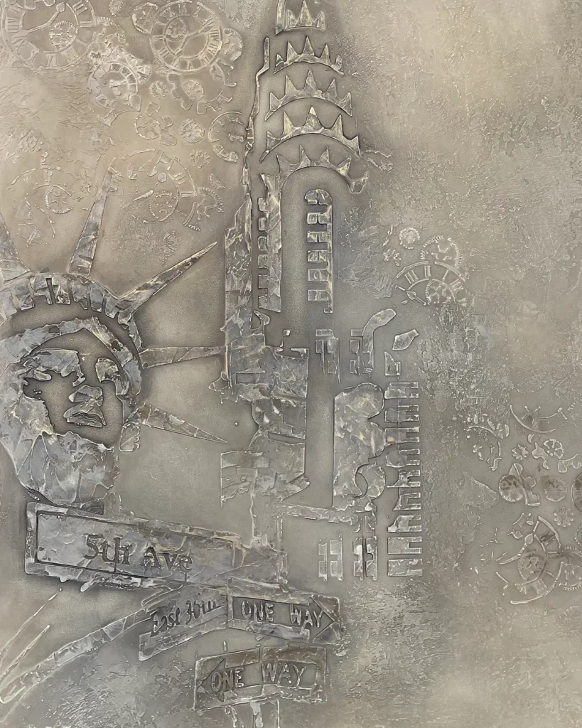 Cuadros abstractos personalizados Nueva York - Bel Davalos